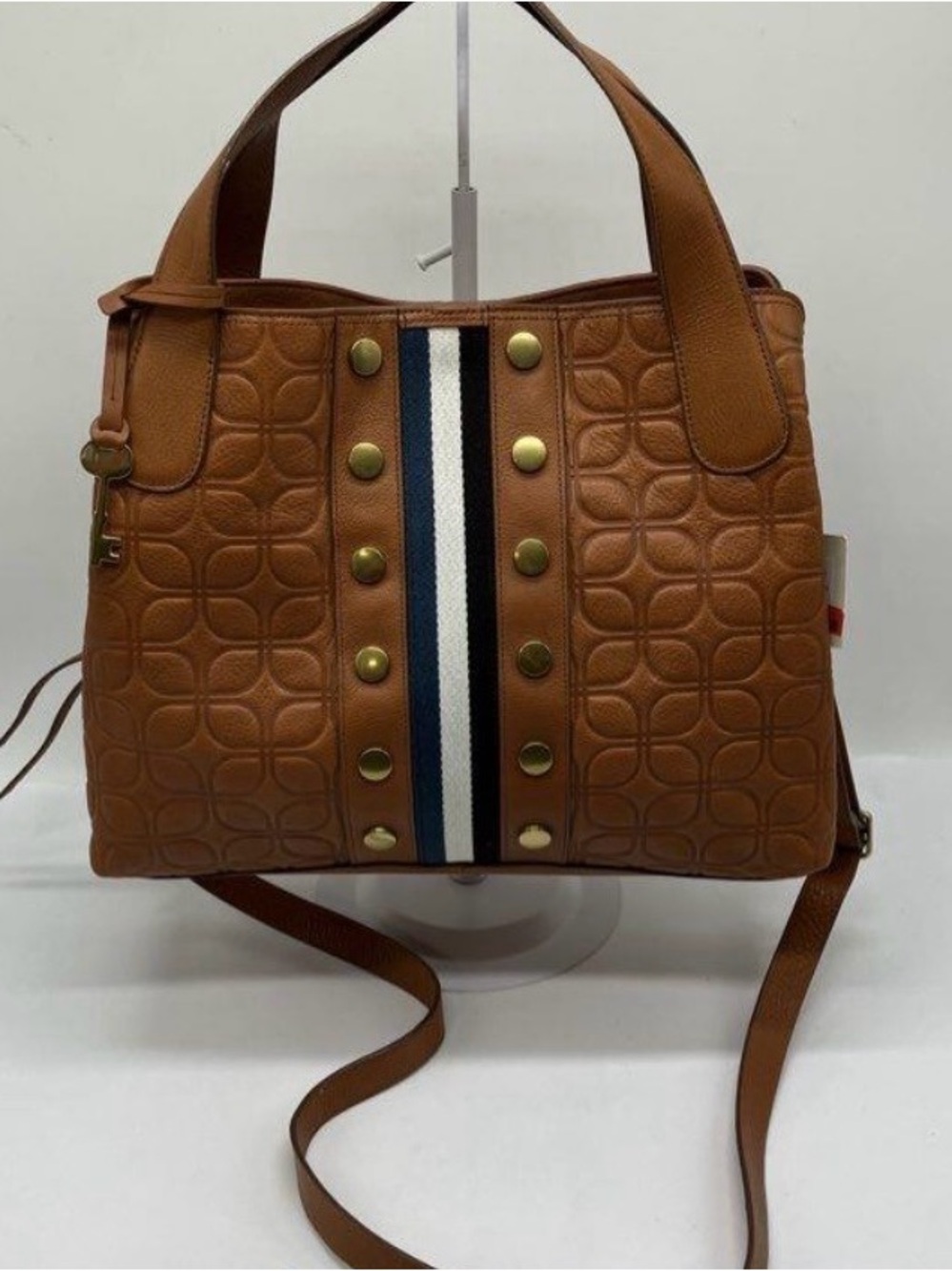NWT Fossil Womens Maya Satchel Multi
ZB7952998 Satchel Multi Color Tan Quilted